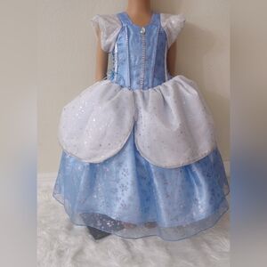 "Deluxe Inspired Cinderella Princess Dress With Acessories"